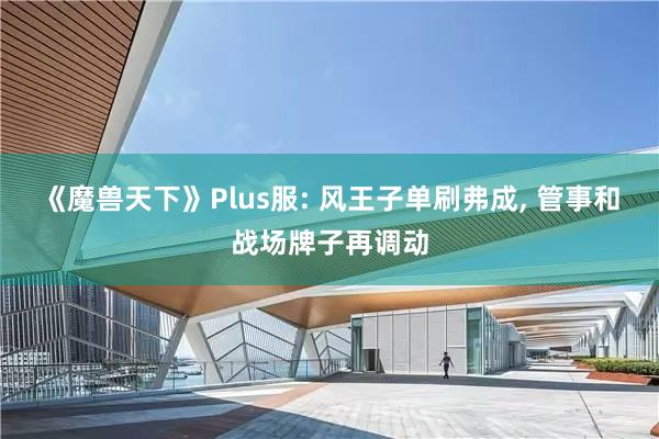 《魔兽天下》Plus服: 风王子单刷弗成, 管事和战场牌子再调动